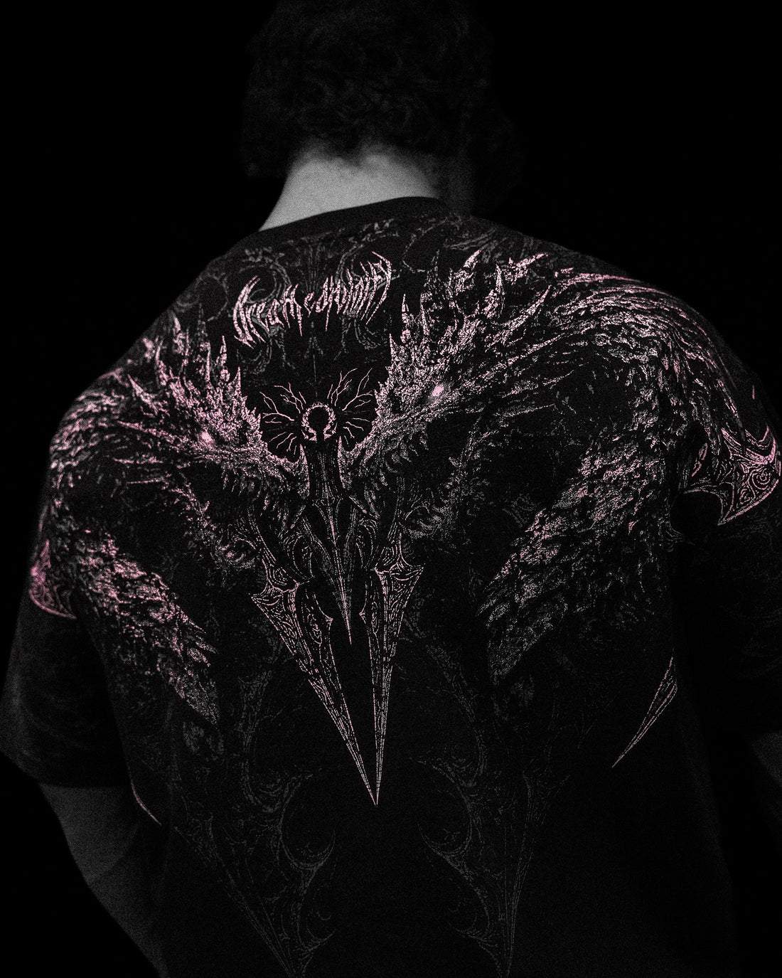 Blood Wyvern Oversized T-shirt [BLOSSOM PINK]