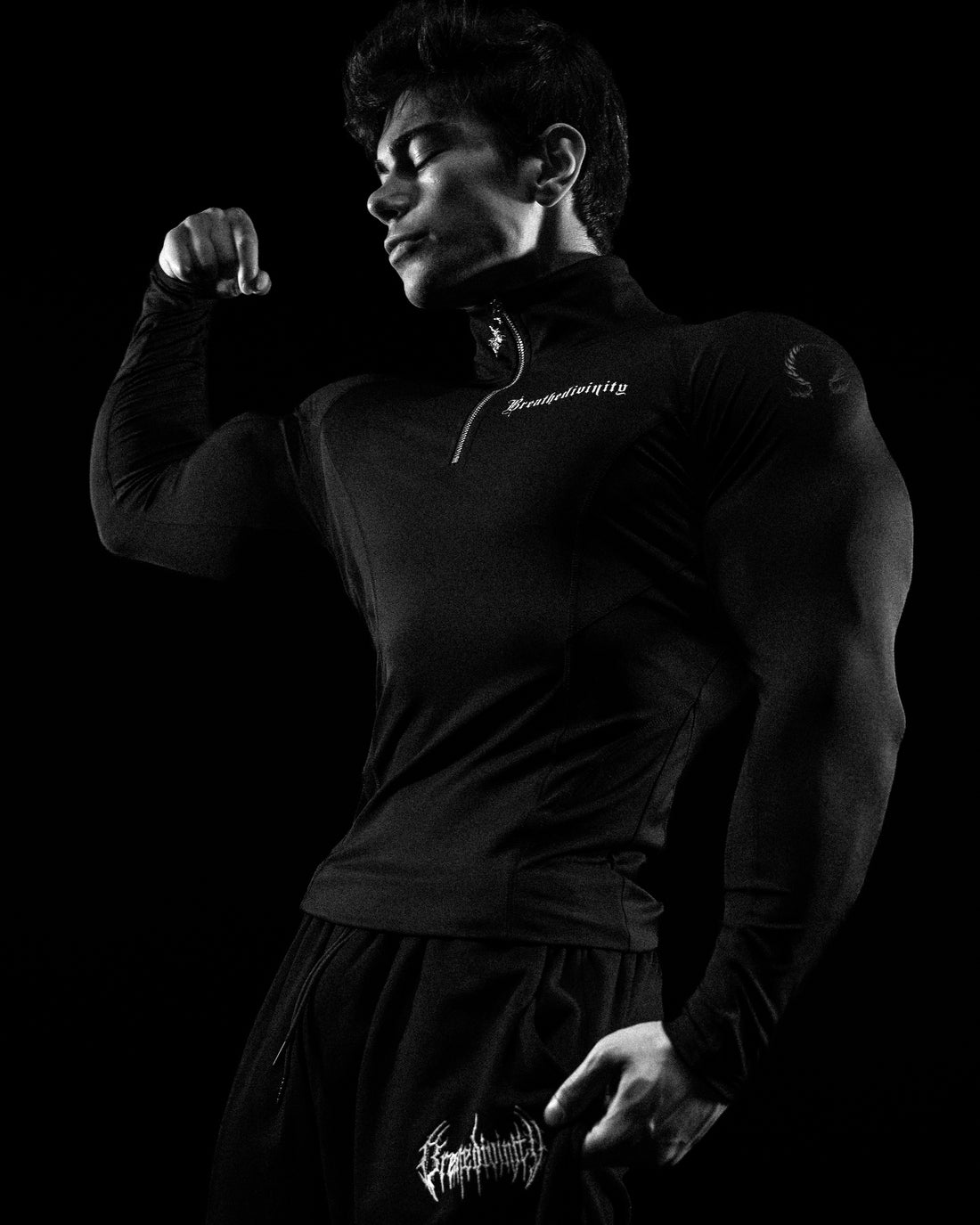 Void Tech™ Eternal Quarter-Zip Longsleeve Compression [VOID BLACK]