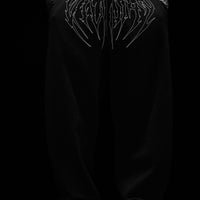 Nightstalker Banana Shape Uncuffed luxury sweatpants [VOID BLACK]