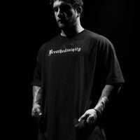 Elegant Lightweight Oversized Tee [VOID BLACK]