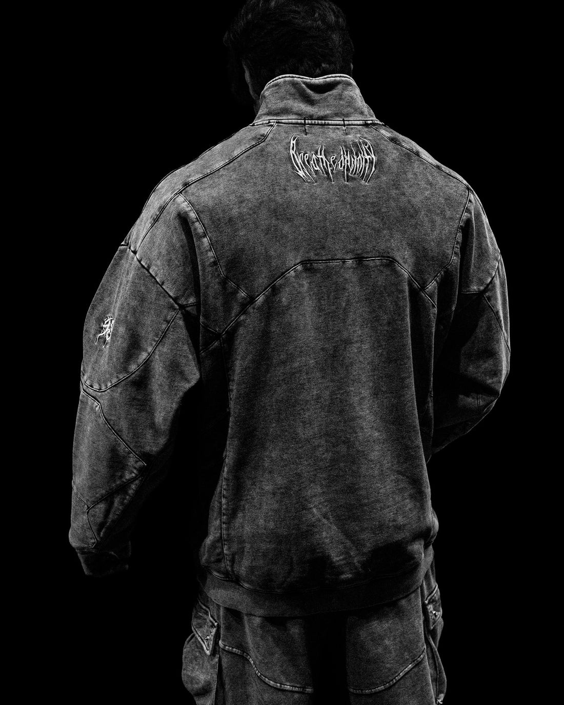 937 Embroidered Tactical Oversized Full-Zip Jacket [VINTAGE]