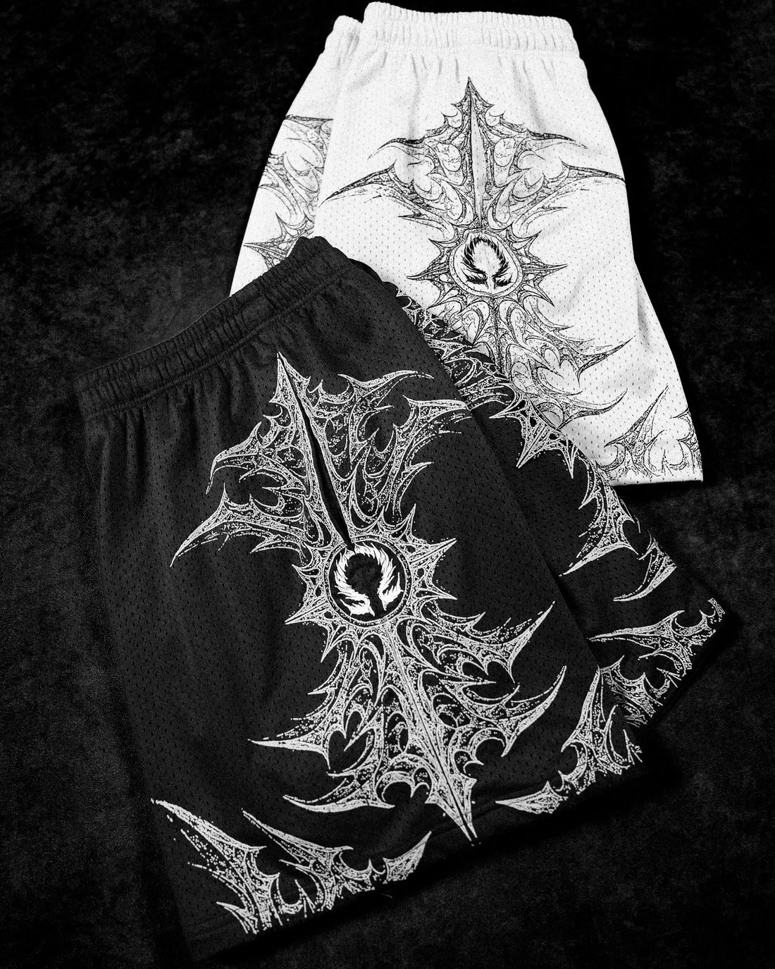 Excalibur Bodybuilding Mesh shorts [DIVINE WHITE]