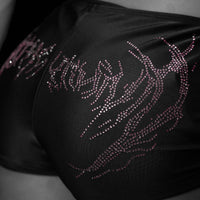 Women's Rhinestone Swimsuit Shorts [BLOSSOM PINK]
