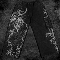 Draconian Metallic Uncuffed Cargos [VINTAGE]