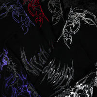 Deathblade Oversized pullover hoodie [VOID BLACK]