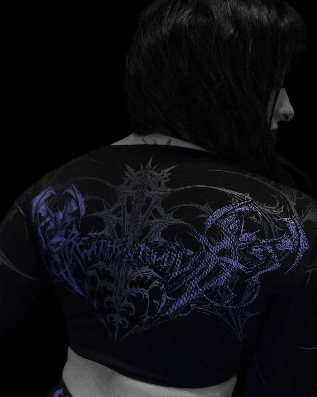 Womens Shadow Heart Twist Top [DUSK]