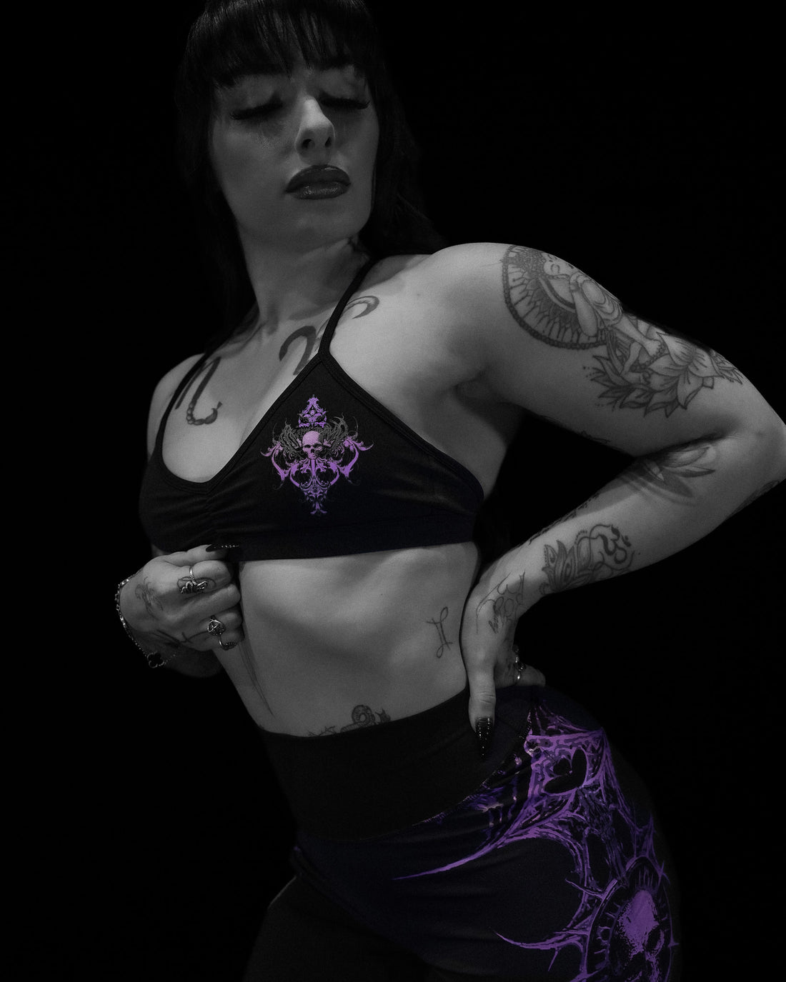 Women's Void Tech™ Shadow Heart Sports Bra [DUSK]