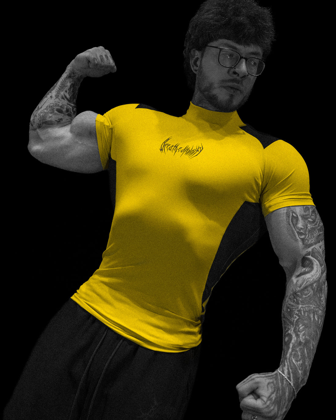 Void Tech™ Adrenaline Mock Neck Compression [YELLOW]