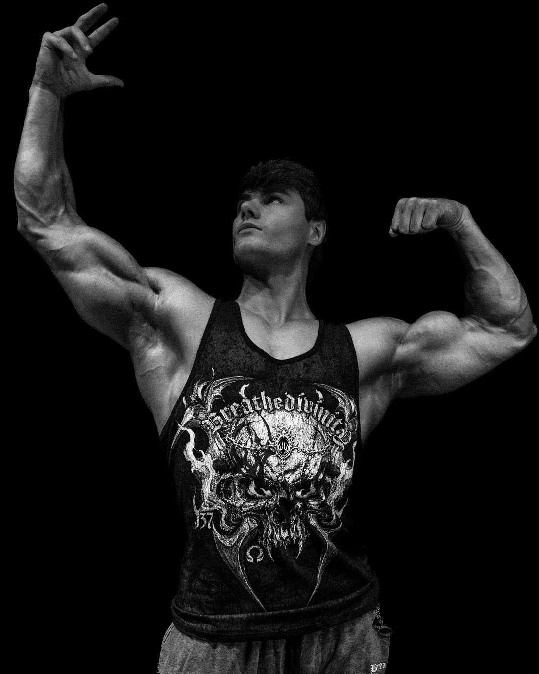 Wither Skeleton Bodybuilding Stringer [VOID BLACK]