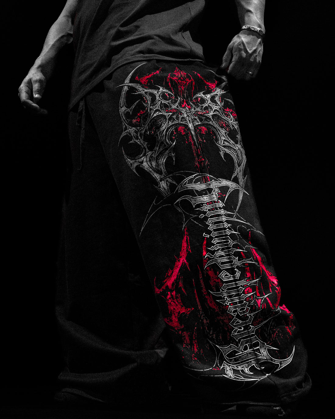 Death-Script Oversized Uncuffed Cargos [NIGHTMARE]