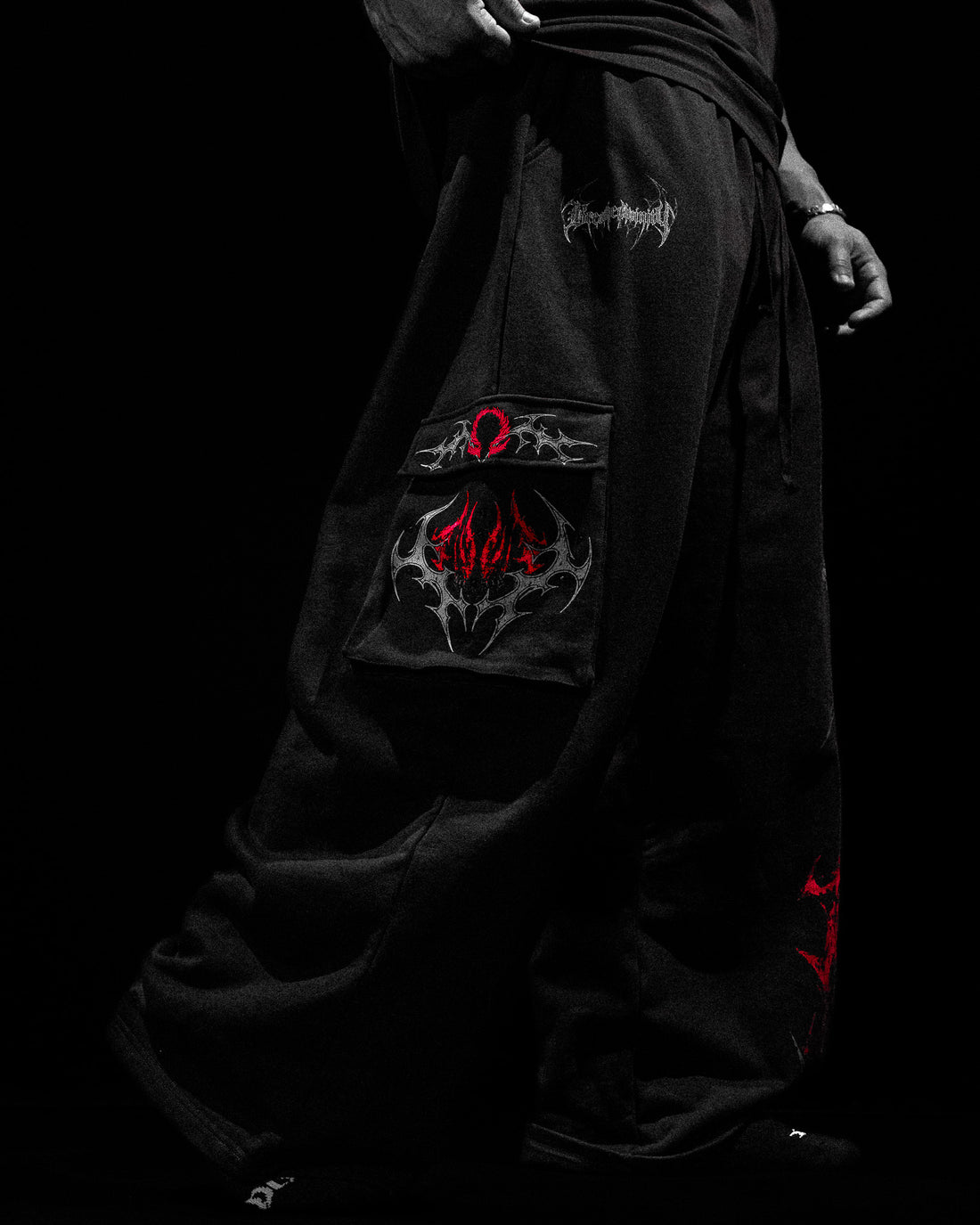 Death-Script Oversized Uncuffed Cargos [NIGHTMARE]