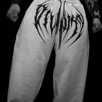 Nightstalker Banana Shape Uncuffed luxury sweatpants [HEATHER GREY]