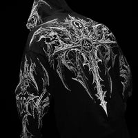 Celestial Blade Oversized Zip-up Hoodie [ECLIPSE]