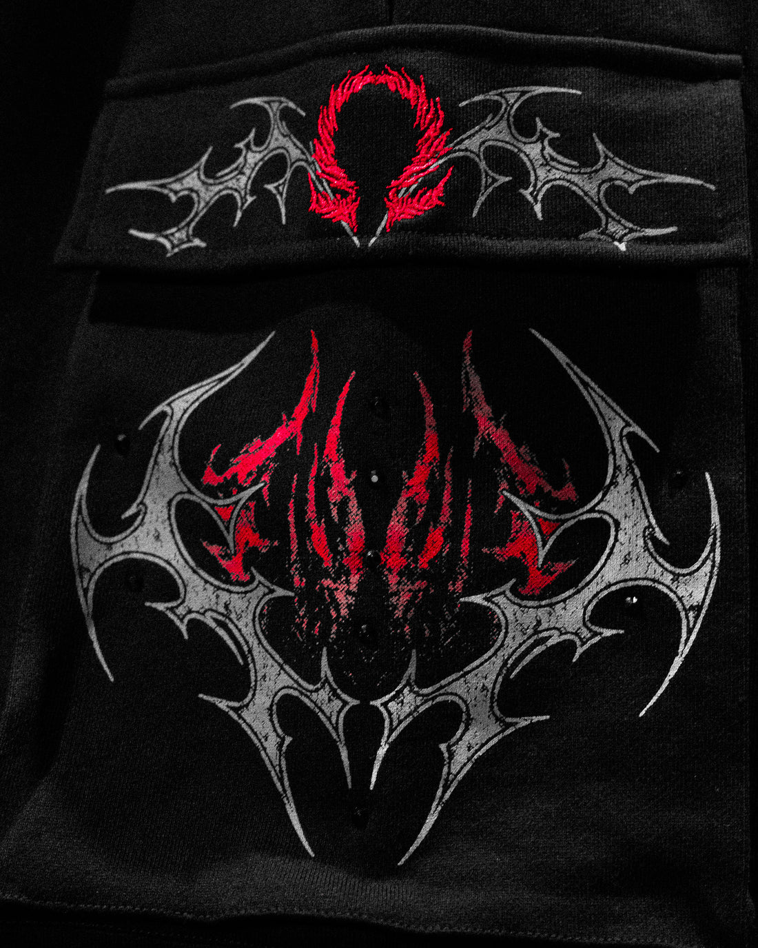 Death-Script Oversized Uncuffed Cargos [NIGHTMARE]