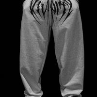 Nightstalker Banana Shape Uncuffed luxury sweatpants [HEATHER GREY]