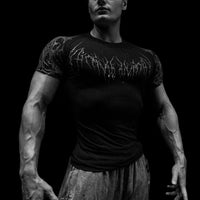 Void Tech™ Venom Texture shortsleeve Compression [VOID BLACK]