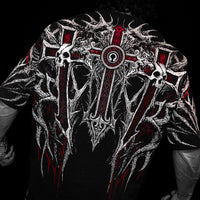Heaven's Gate Oversized T-shirt [HEAVENLY RED]