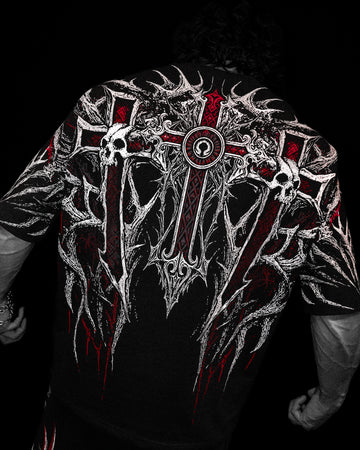 Heaven's Gate Oversized T-shirt [HEAVENLY RED]
