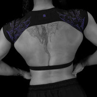 Women's Seraphim Open Back Crop Top [DUSK]