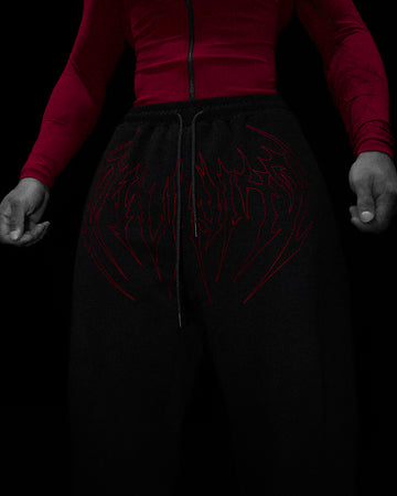 Nightstalker Banana Shape Uncuffed luxury sweatpants [NIGHTMARE]