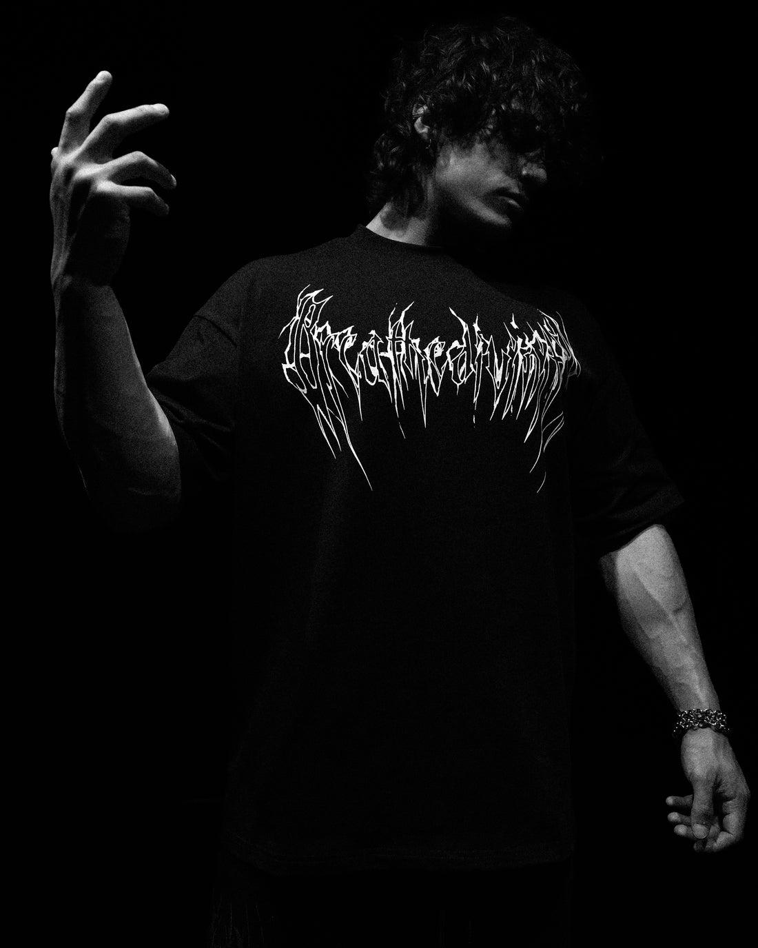 Doomslayer Oversized T-shirt [VOID BLACK]