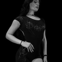 Void Tech™ Gargoyle Open Back Bodysuit [DARKNESS]