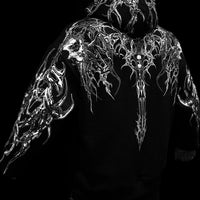 Deathblade Oversized pullover hoodie [VOID BLACK]