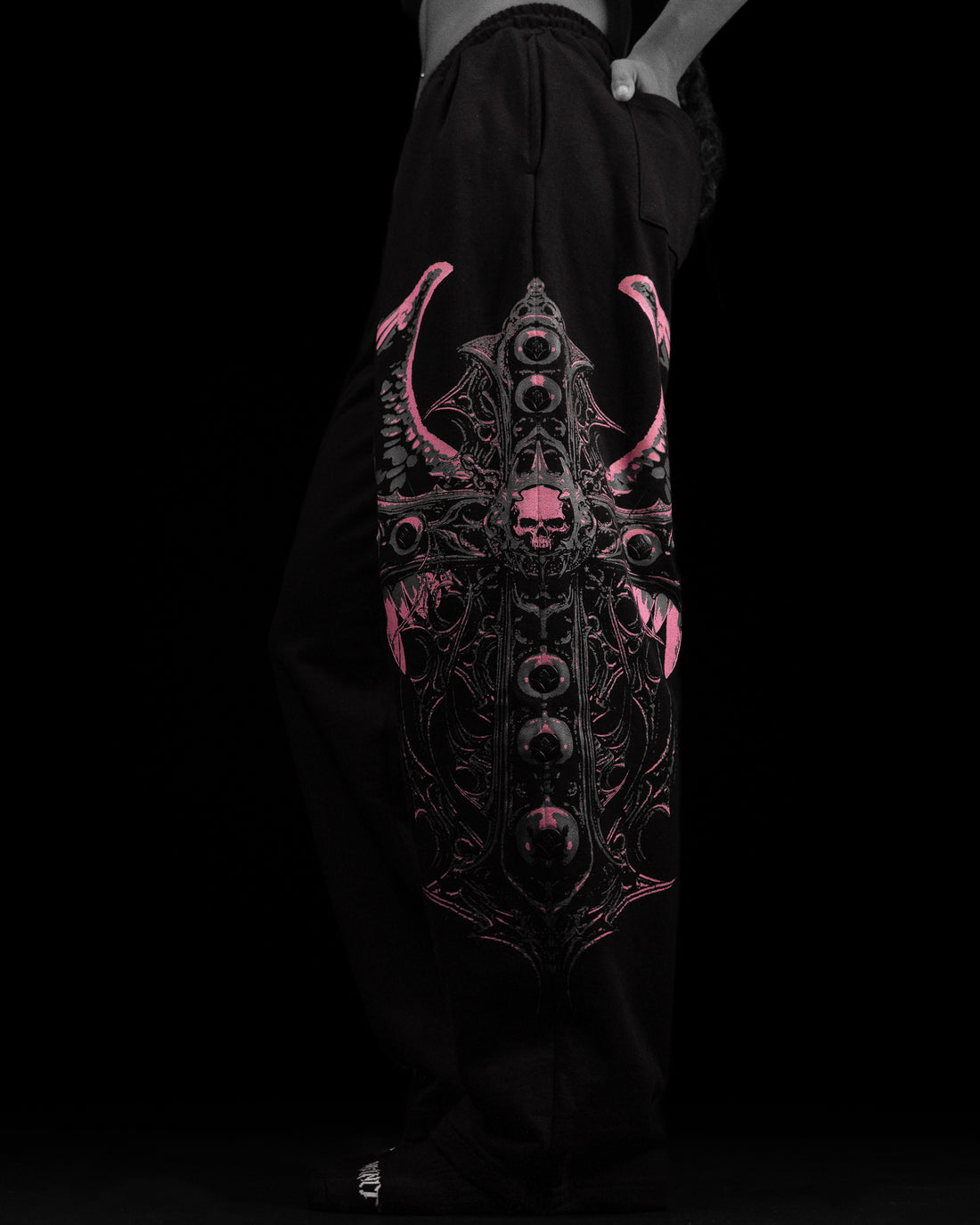 Women's Seraphim banana shaped Uncuffed Sweatpants [BLOSSOM PINK]