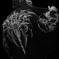 Celestial Blade Oversized Zip-up Hoodie [ECLIPSE]