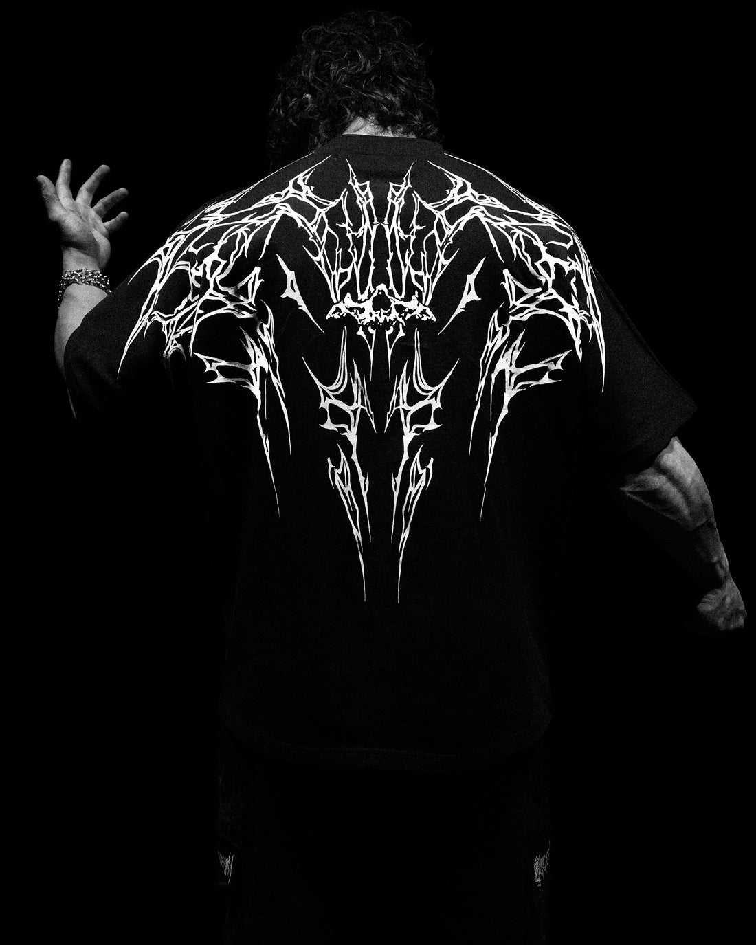 Doomslayer Oversized T-shirt [VOID BLACK]