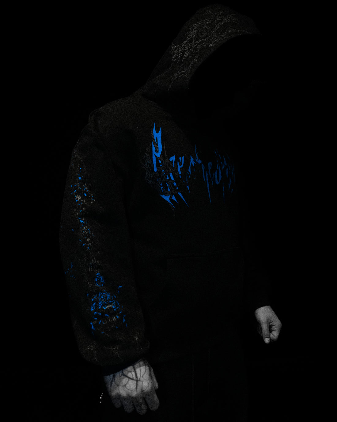 Cathedral Oversized pullover hoodie [MOONLIGHT BLUE]