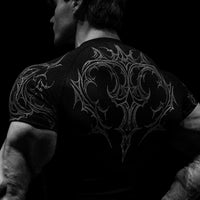 Void Tech™ Venom Texture shortsleeve Compression [VOID BLACK]