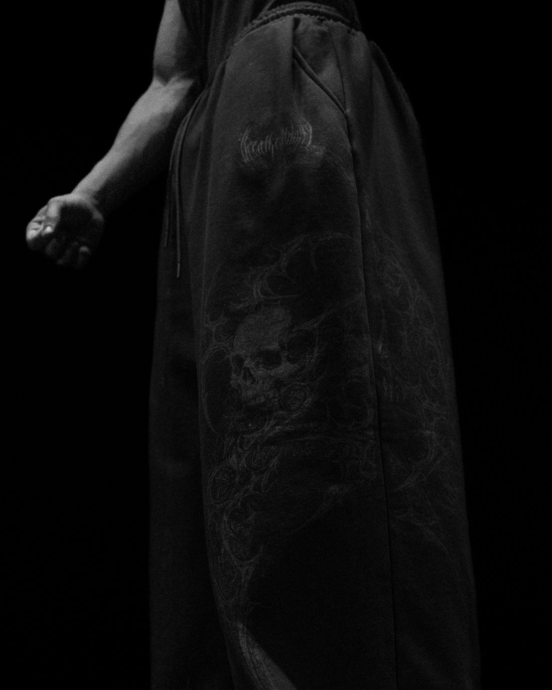 Death Scythe Uncuffed Luxury Sweatpants [DARKNESS]