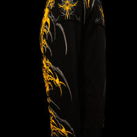 Women's Eternal Flame Rhinestone Oversized Sweatpants [INFERNO]