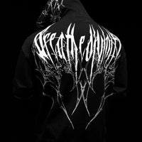 Venom Oversized Zip-up Hoodie [VOID BLACK]