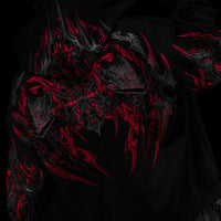 Berserker Oversized Zip-up Hoodie [HELLFIRE]