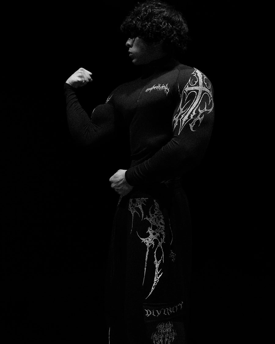 Void Tech™ Evangelion Quarter-Zip Compression [MIDNIGHT]
