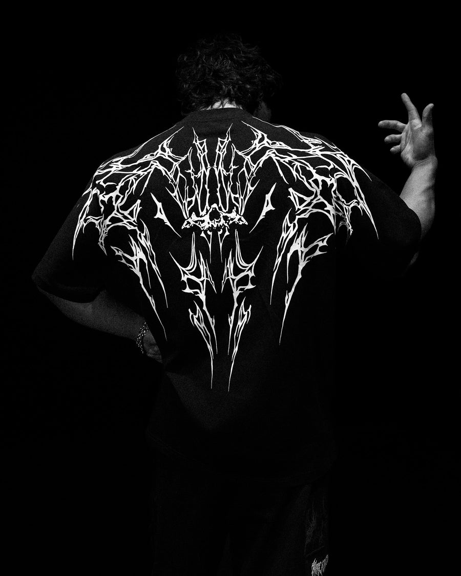 Doomslayer Oversized T-shirt [VOID BLACK]