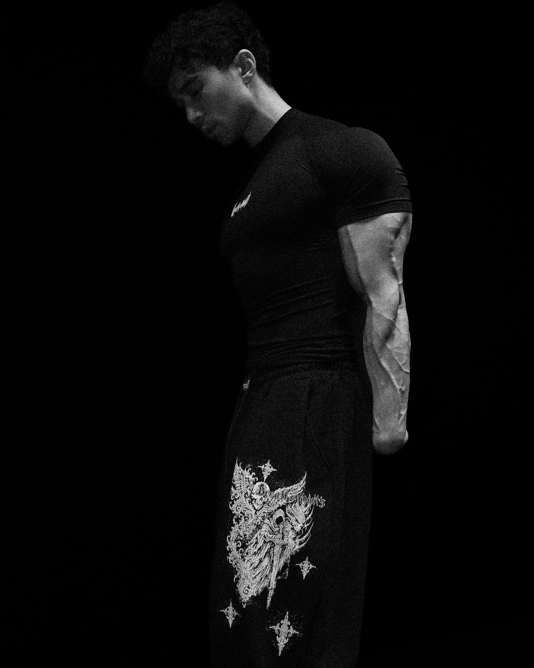 Void Tech™ Essential Mock Neck Compression [VOID BLACK]