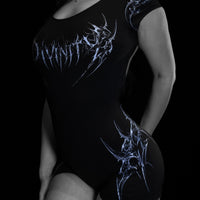 Void Tech™ Gargoyle Open Back Bodysuit [FROST]