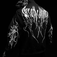 Venom Oversized Zip-up Hoodie [VOID BLACK]