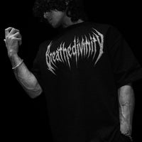 Gargoyle Oversized T-shirt [HOLLOW PURPLE]