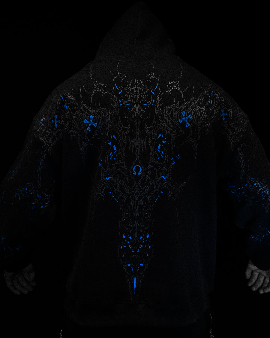 Cathedral Oversized pullover hoodie [MOONLIGHT BLUE]