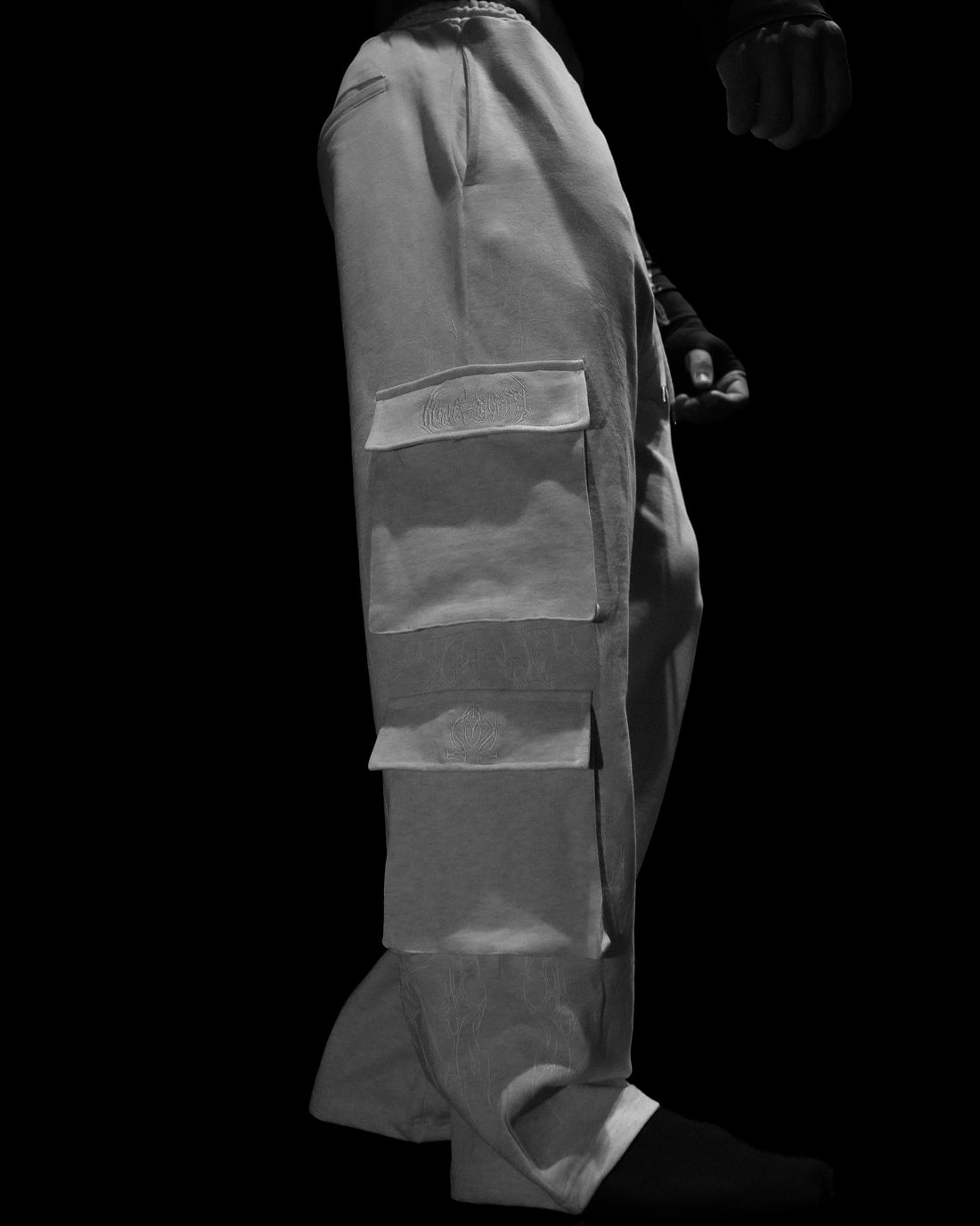 Women's Duskraven Uncuffed luxury Cargos [HEATHER GREY]