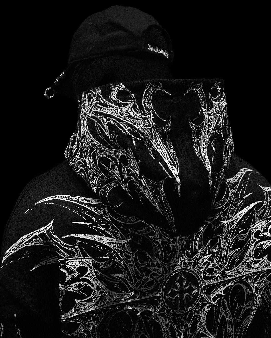 Celestial Blade Oversized Zip-up Hoodie [ECLIPSE]