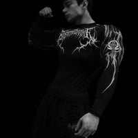 Void Tech™  Fallen Knight longsleeve Compression [HEAVENLY RED]