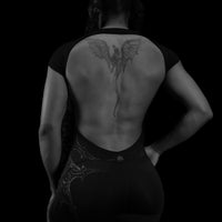 Women's Astoria Void Tech™ Open Back Bodysuit [DARKNESS]