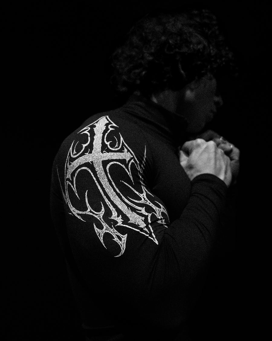 Void Tech™ Evangelion Quarter-Zip Compression [MIDNIGHT]