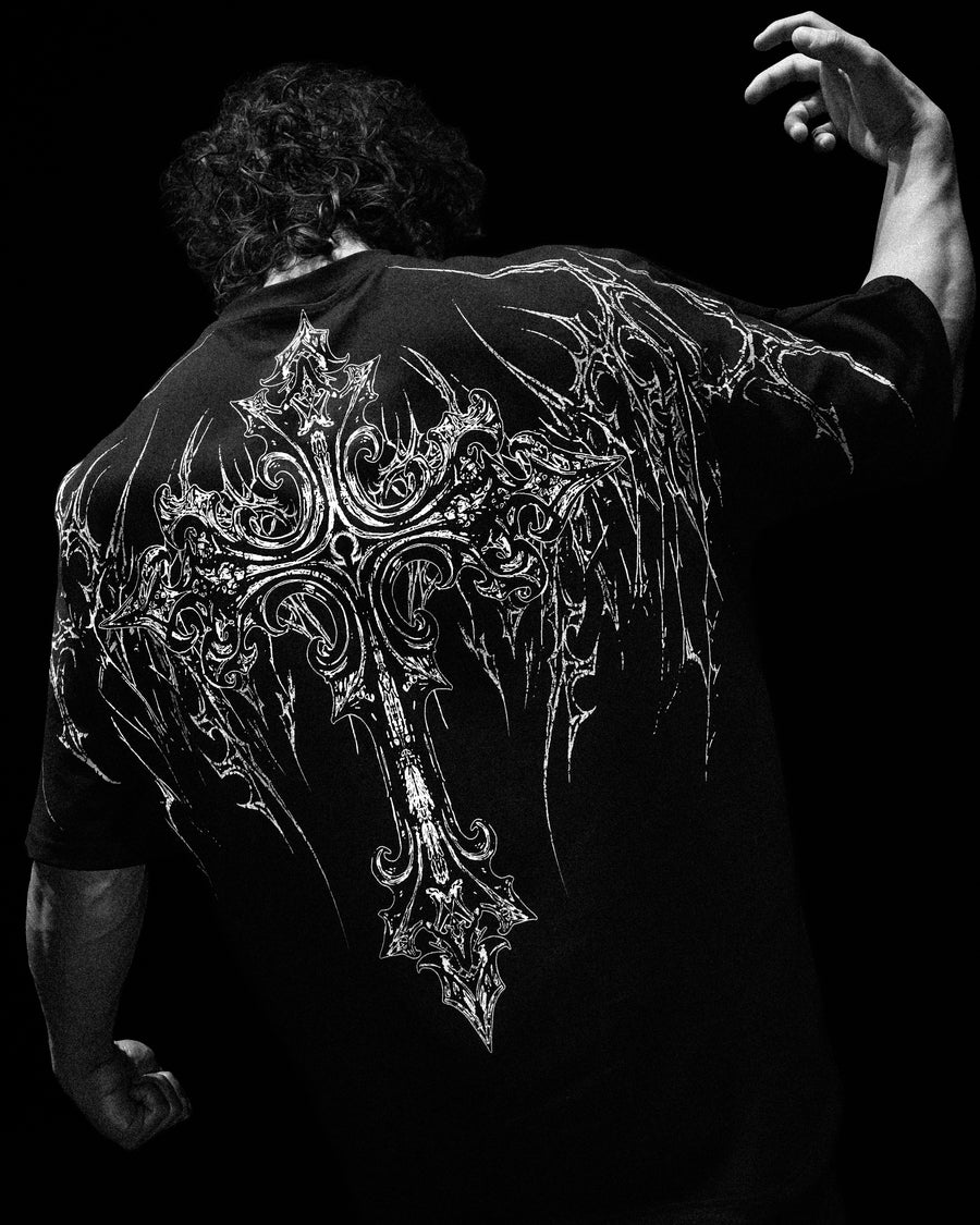 Dark Cathedral Oversized T-shirt [VOID BLACK]