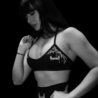 Women's Void Tech™ Dark Ember Halter Sports Bra [VOID BLACK]